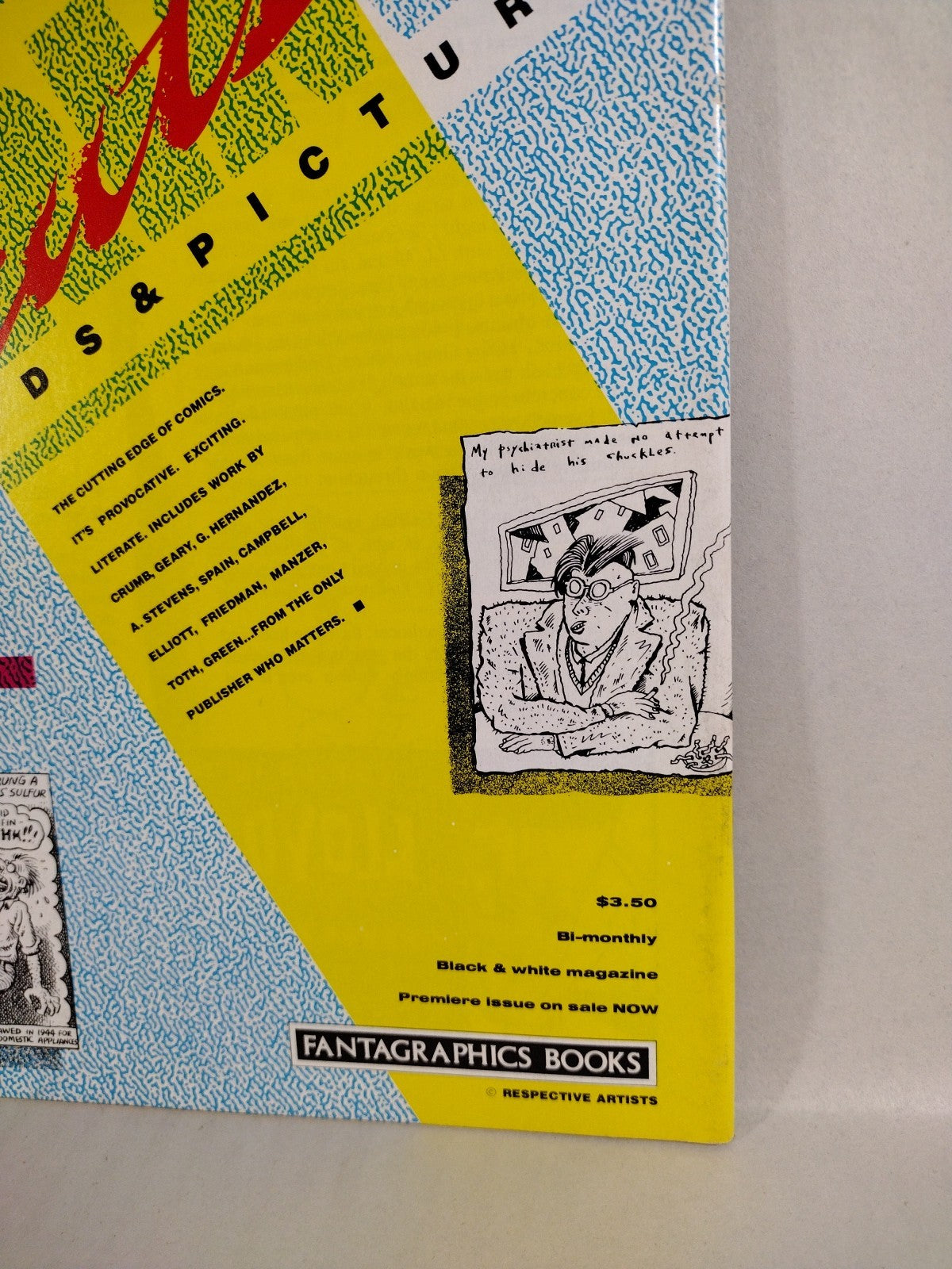 Lloyd Llewellyn (1986) #5 Daniel Clowes Fantagraphics Comic Magazine 1st Print 