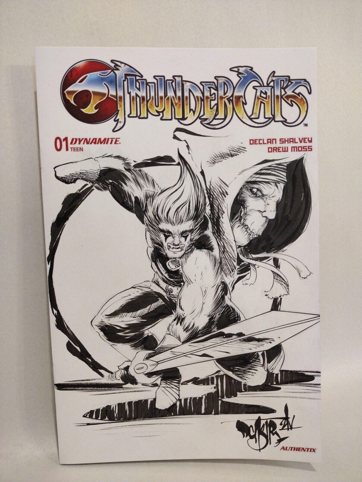 Thundercats #1 (2024) Dynamite Sketch Variant Cover Comic W Original DCastr Art