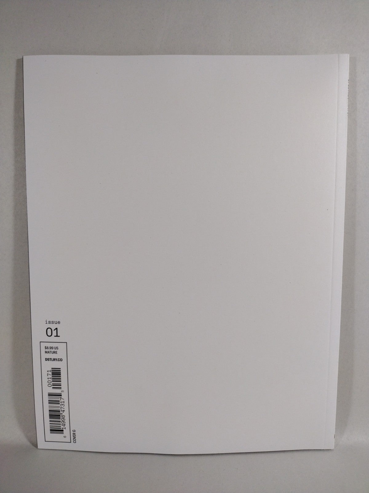 Spectregraph #1 (2024) DSTLRY Blank Sketch Variant Cover New NM