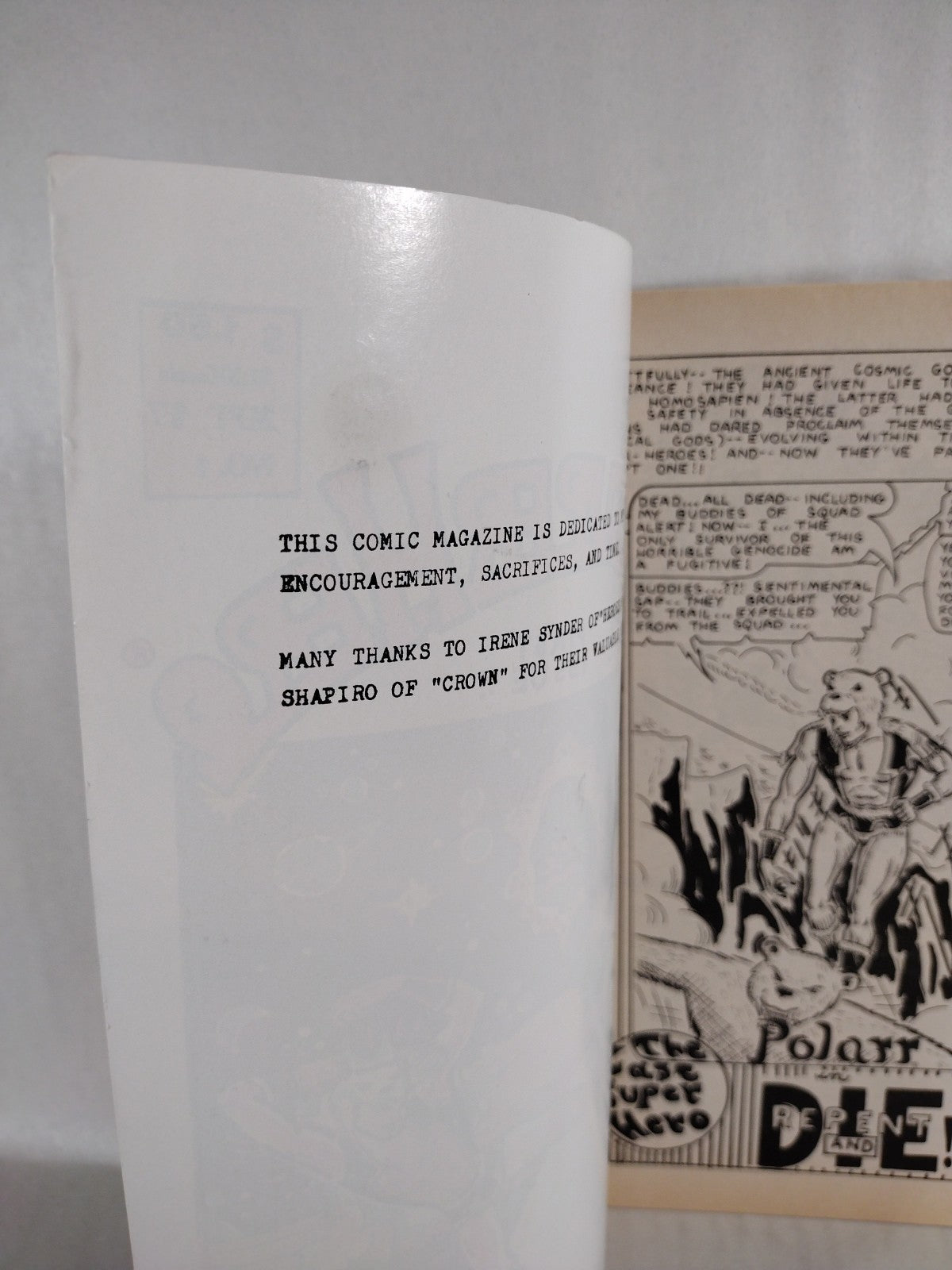 Last Super Hero #1 (1987) Victor Comics Victor Plajas Underground FN