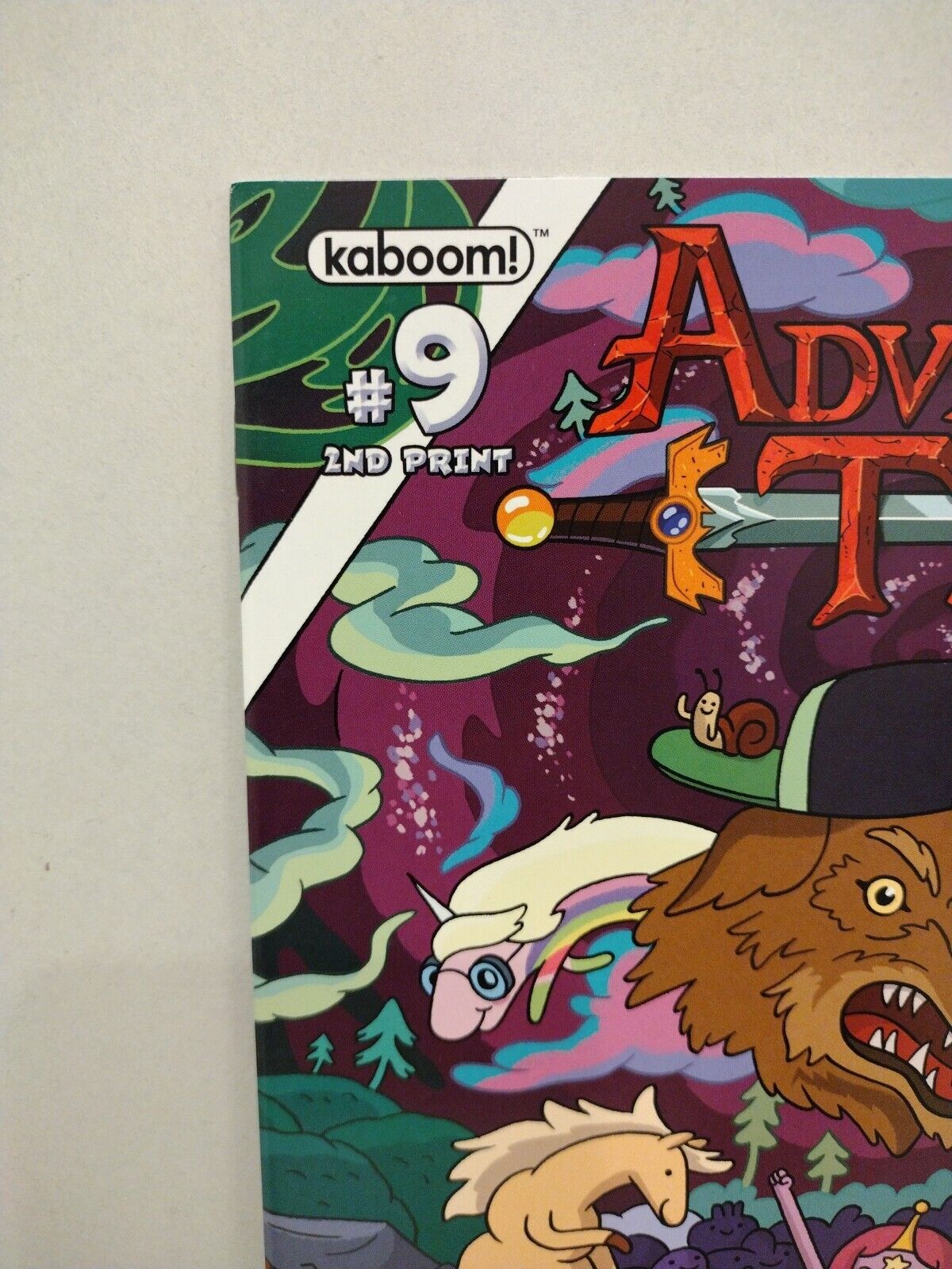 Adventure Time #9 (2014) Boom Comic Rare Party God 2nd Print Variant