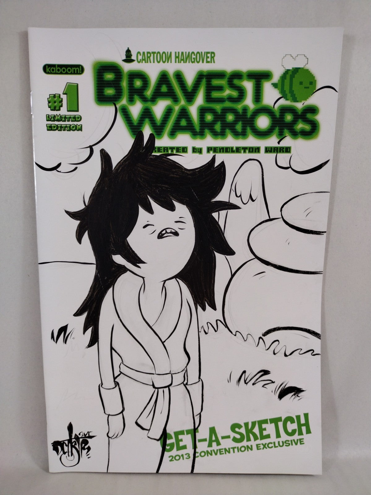 Bravest Warriors 1 (2012) Boom Comic Sketch Cover W Original Dave Castr Beth Art