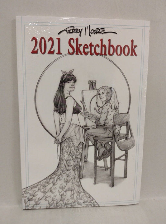 TERRY MOORE 2021 SKETCHBOOK Abstract Studios SC New Sealed MOTOR GIRL