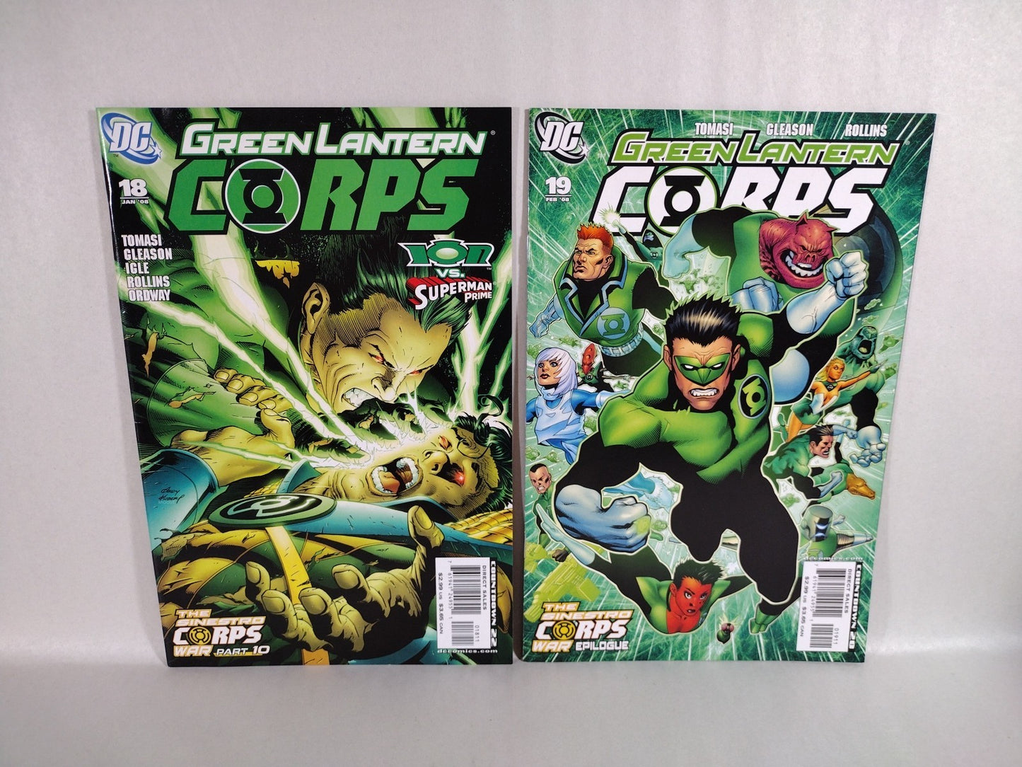 Green Lantern Sinestro Corps War (2007) Complete DC Comic Pt 1-11 + Epilogue 