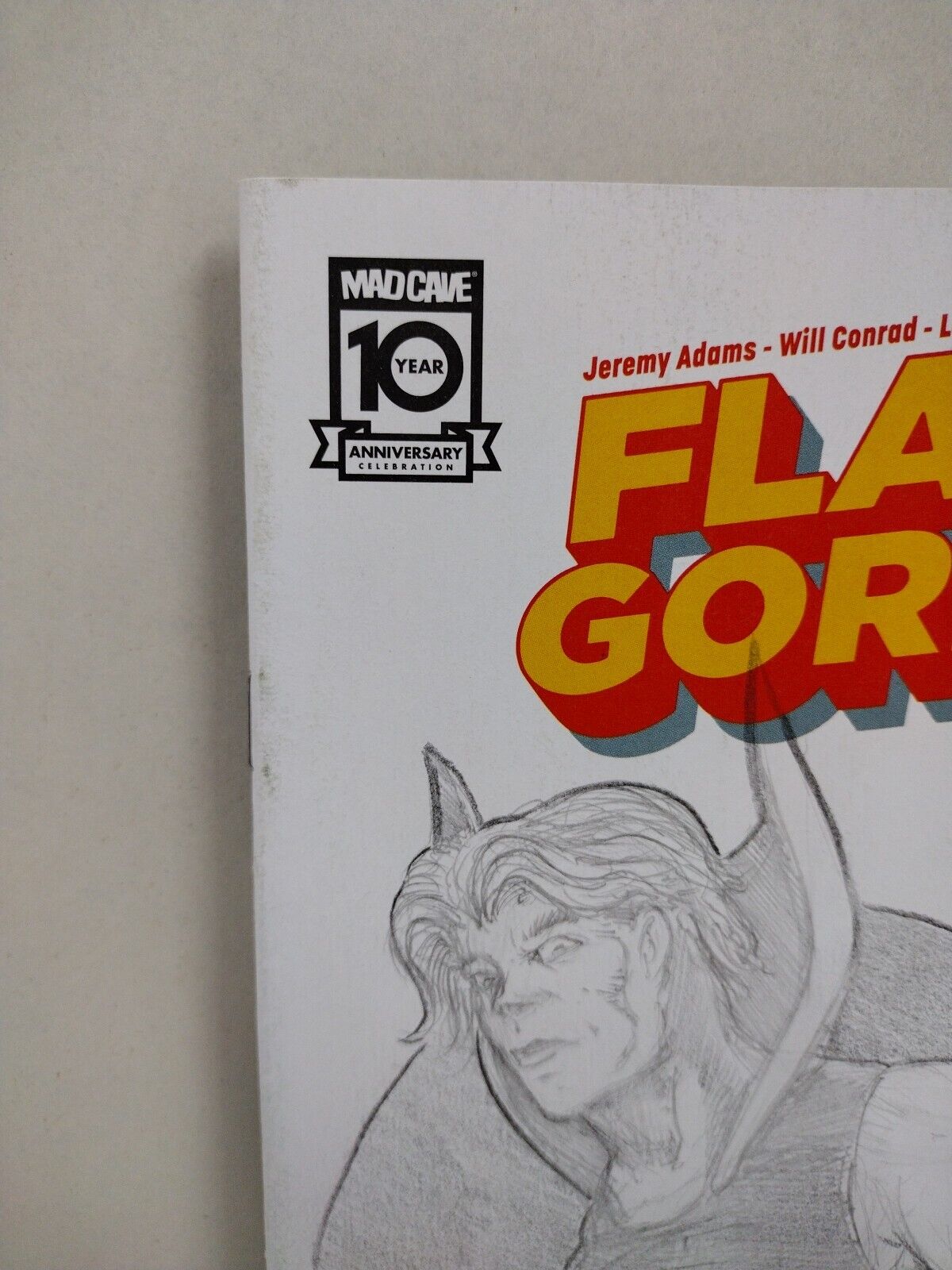 Flash Gordon #1 (2024) Mad Cave Sketch Error Variant Cover W Original DCastr Art