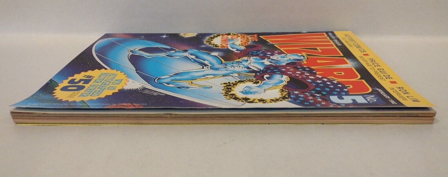 Wizard The Guide to Comics 5 (1992) Magazine Silver Surfer Issue w Poster insert