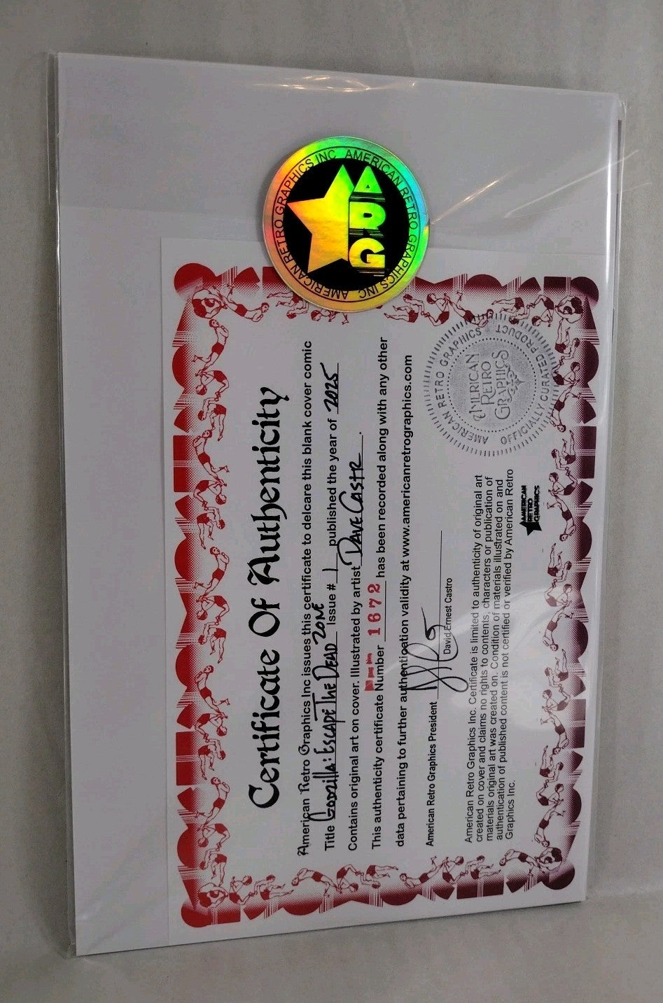 Godzilla Escape The Dead Zone #1 IDW Sketch Cover Comic W Original DCastr Art