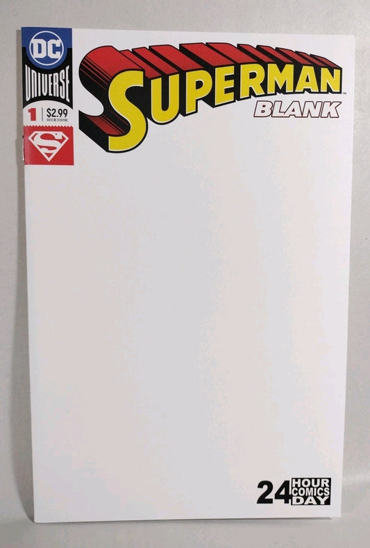 Superman Blank 24 Hour Comics Day (2018) DC Universe Sketchbook New NM