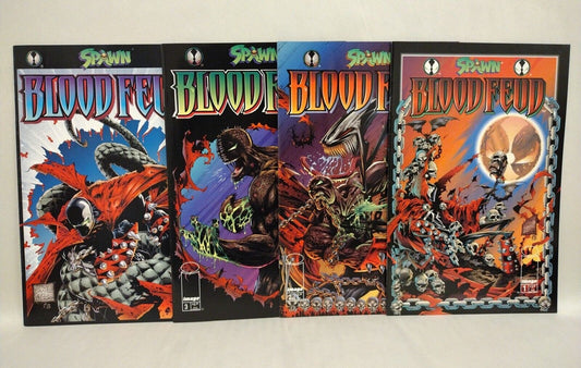 Spawn Blood Feud 1995 Complete Image Comic Set 1 2 3 4 Alan Moore Tony Daniel 