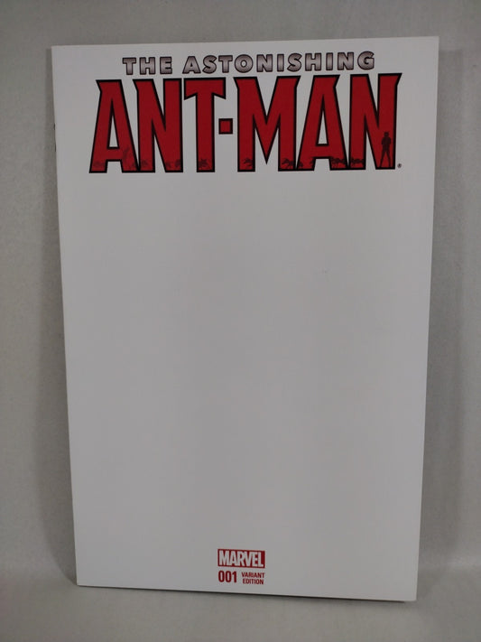 Astonishing Ant-Man #1 (2015) Marvel Blank Sketch Variant Cover Comic NM