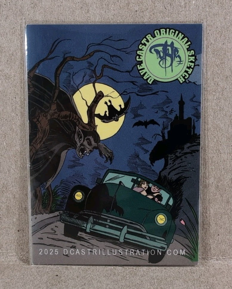 Dave Castr Crusin (2025) OAC Sketch Card W Original Spawn Art ACEO