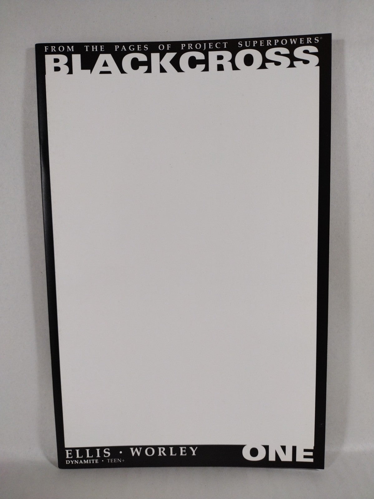 Blackcross #1 Project Superpowers Dynamite Comic Blank Sketch Cover Variant NM
