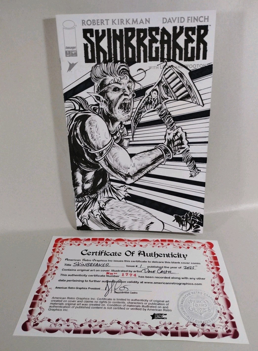 Skinbreaker #1 (2025) Image Sketch Variant Cover Comic W Original DCastr Art