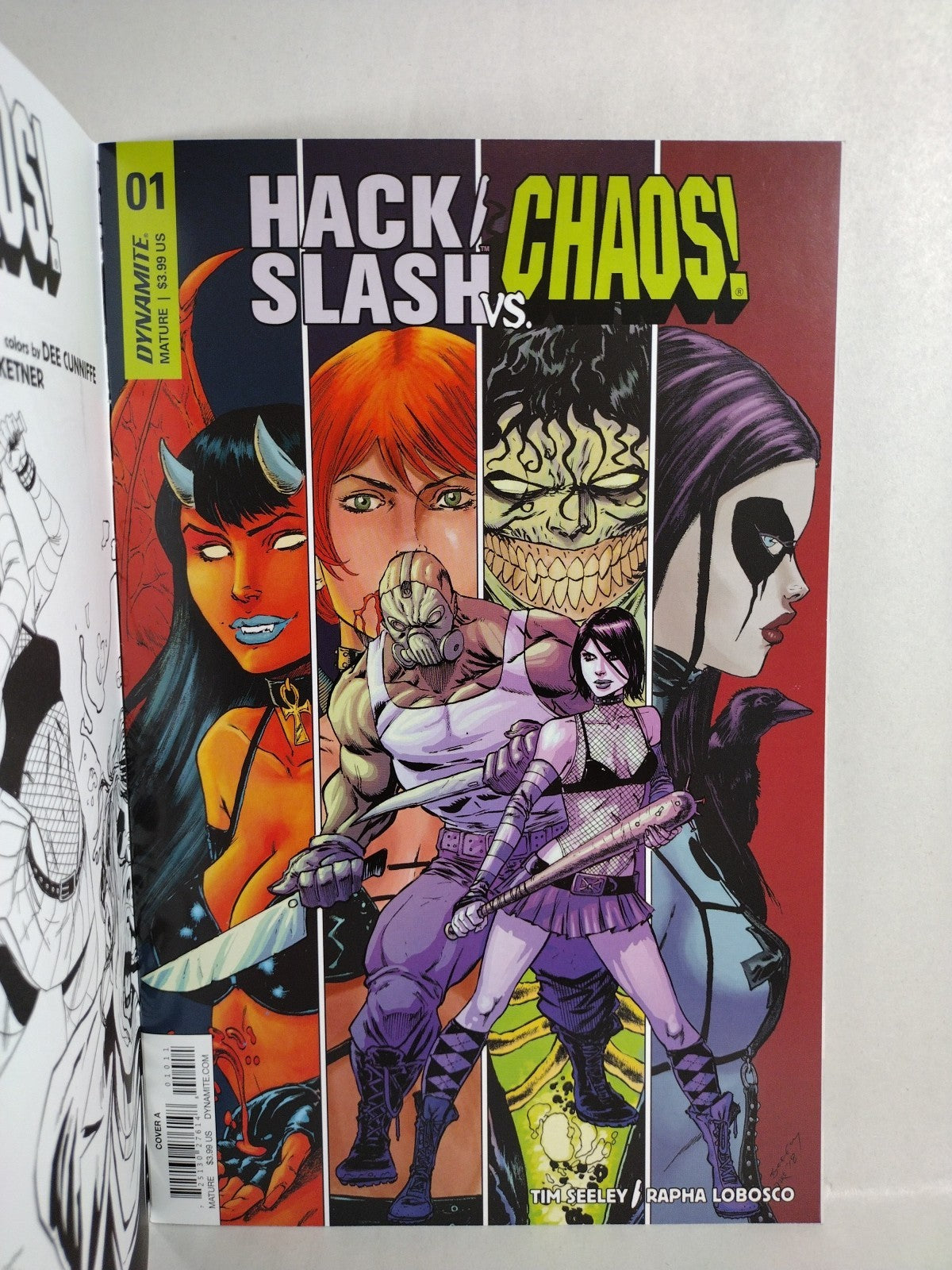 Hack Slash Vs Chaos #1 Dynamite Comic Sketch Variant Cover W Original DCastr Art