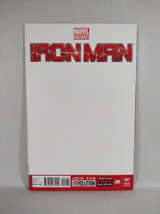 Iron Man #1 (2012) Marvel Comic Blank Sketch Variant Cover Gillen Land NM