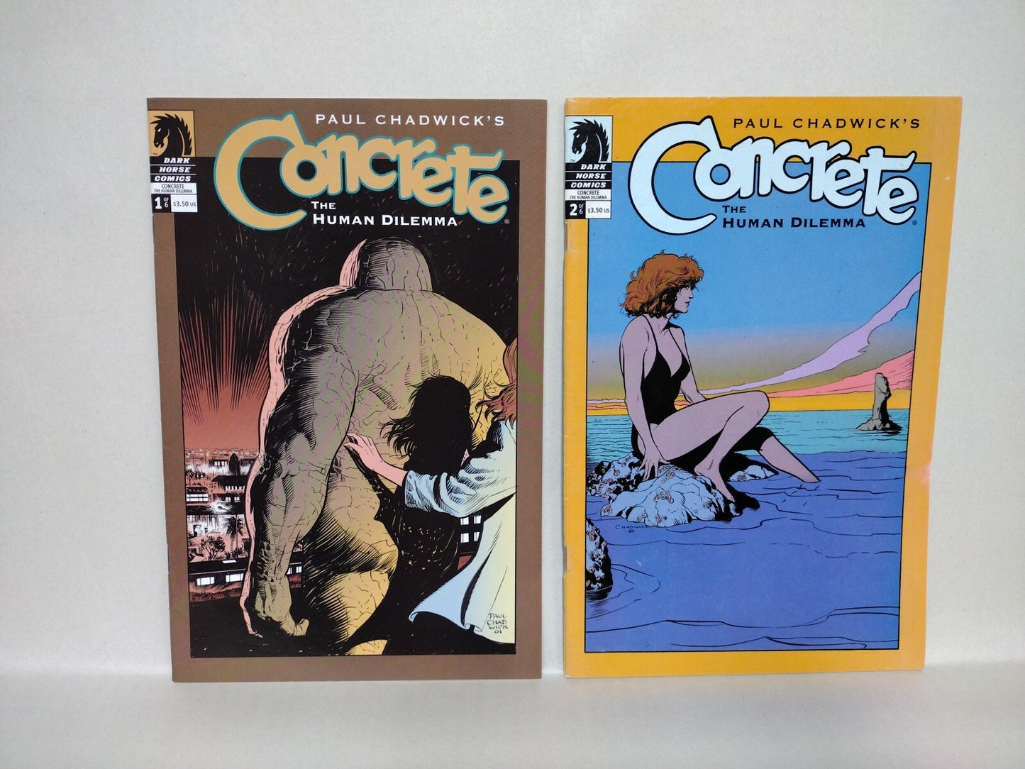 Concrete DH Comic Lot Set Human Dilemma #1-6 Land & Sea Earth Day Color Special