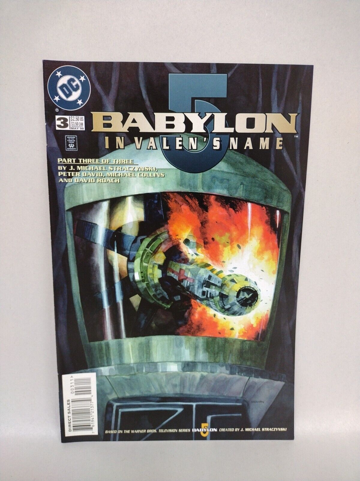 Babylon 5 In Valen's Name (1998) DC Comic Mini-Series Lot Set #2 3