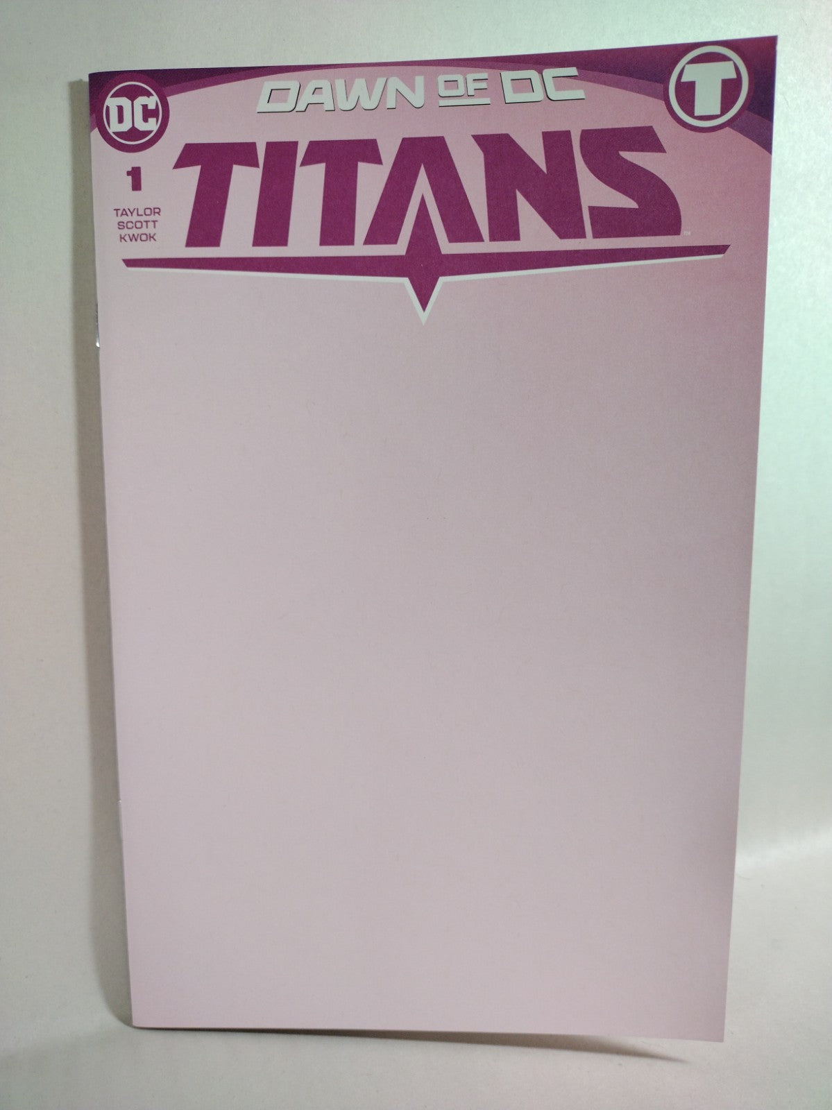 TITANS #1 (2023) Dawn Of DC Comics Blank Sketch Variant Cover Comic New NM