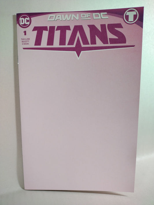 TITANS #1 (2023) Dawn Of DC Comics Blank Sketch Variant Cover Comic New NM