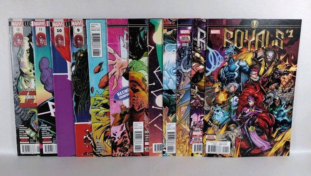 Royals (2017) Complete Inhumans Marvel Comic Lot Set #1-12 Jonboy Meyers NM
