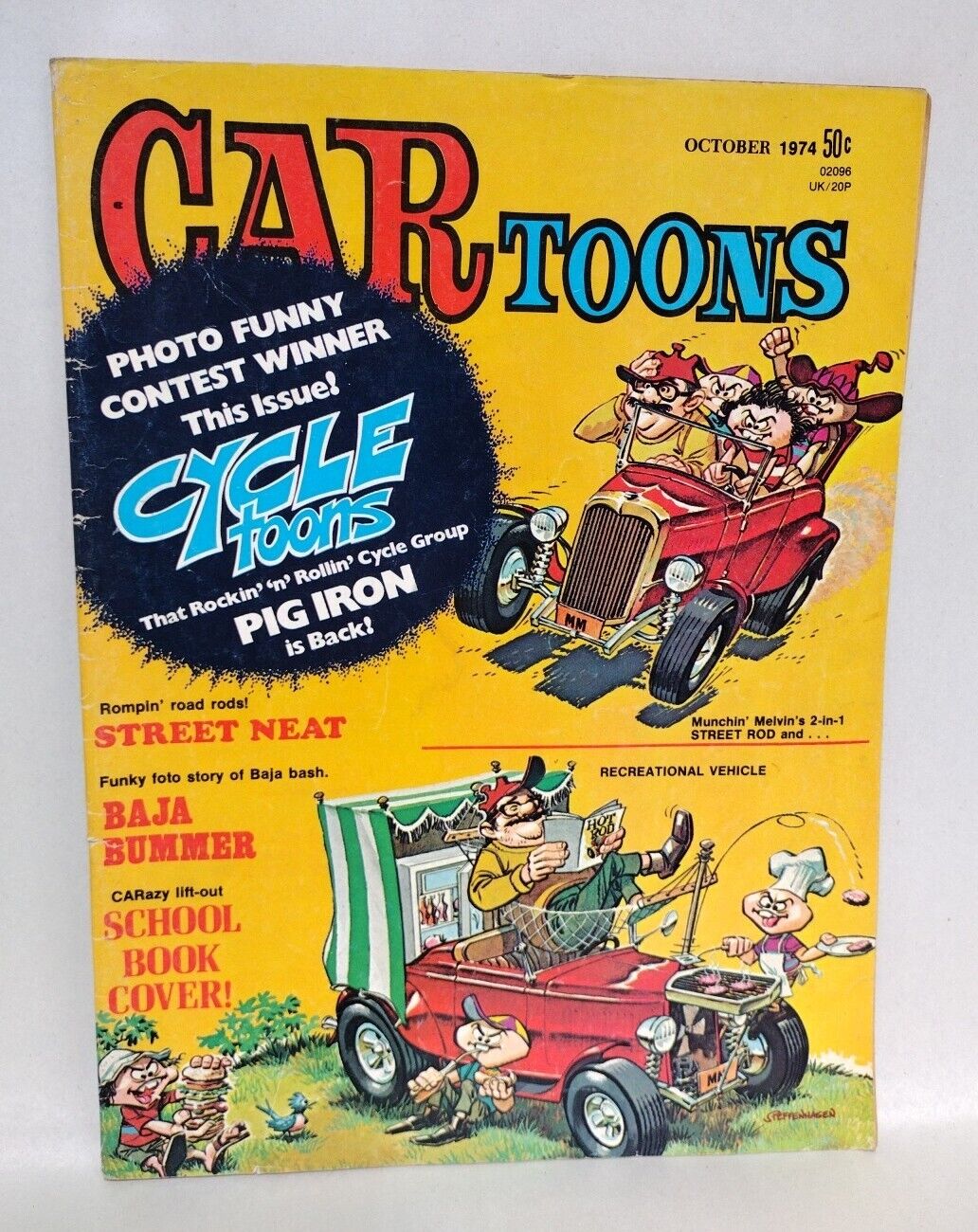 CAR Toons (1974) #79 Petersen Publishing B Steffenhagen Mike Arens Cycle Toons