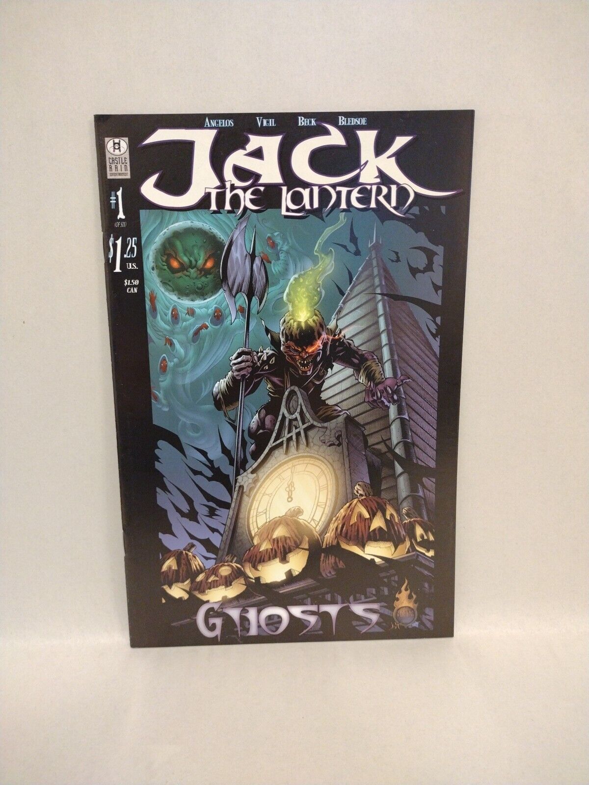 Jack the Lantern Ghosts (2007) Castle Rain Complete Comic Set FCBD Preview 1 2 3