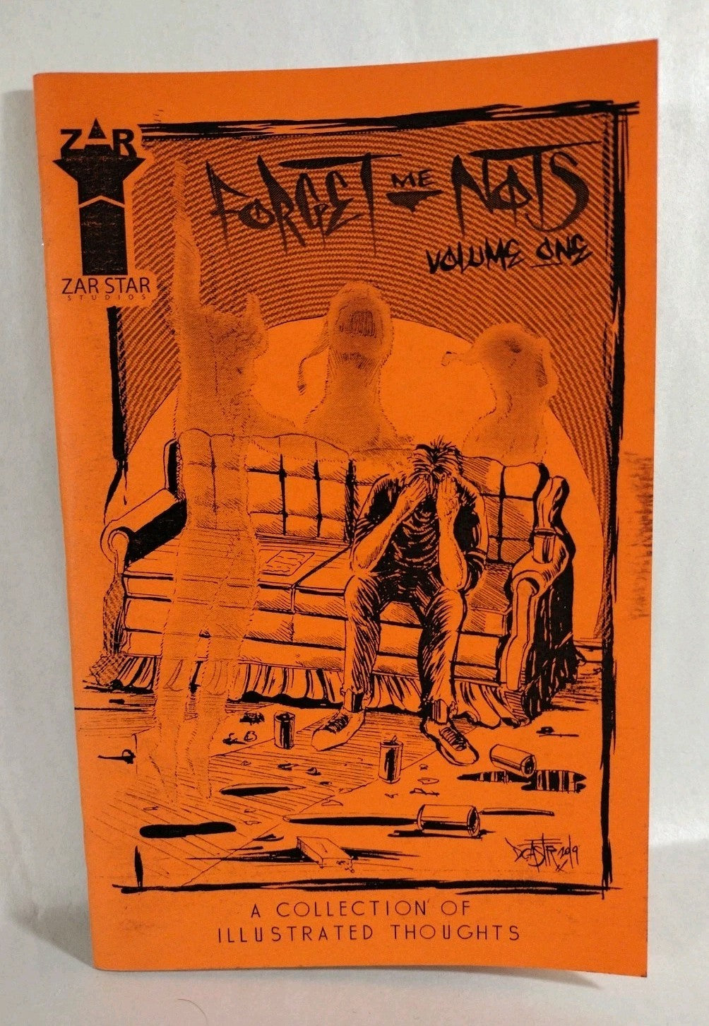 Forget Me Nots #1 (2019) Dave Castr Sketchbook Art Series W Original Sketch Card