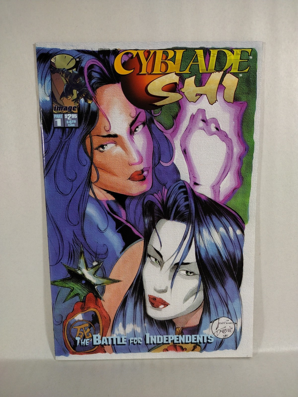 Cyblade Shi (1995) Image Crusade Comic Battle For The Independents Pt 1 2 VF-NM