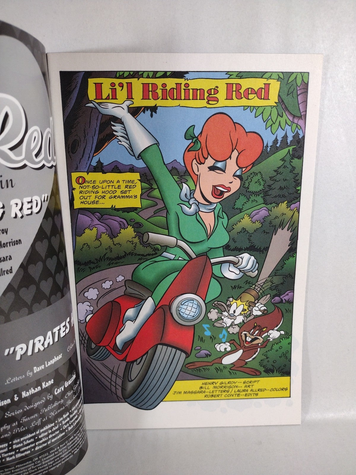 Tex Avery WOLF & RED (1995) Complete Dark Horse Comic Lot 1 2 3 Bill Morrison 