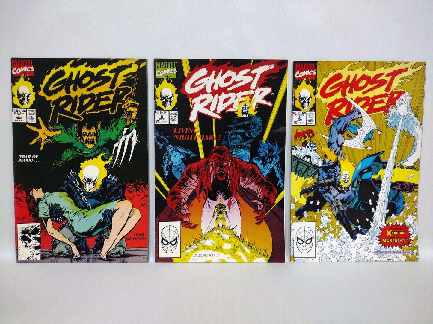 Ghost Rider (1990) Dan Ketch Marvel Comic Lot Set #1-50 Key Issues F-VF