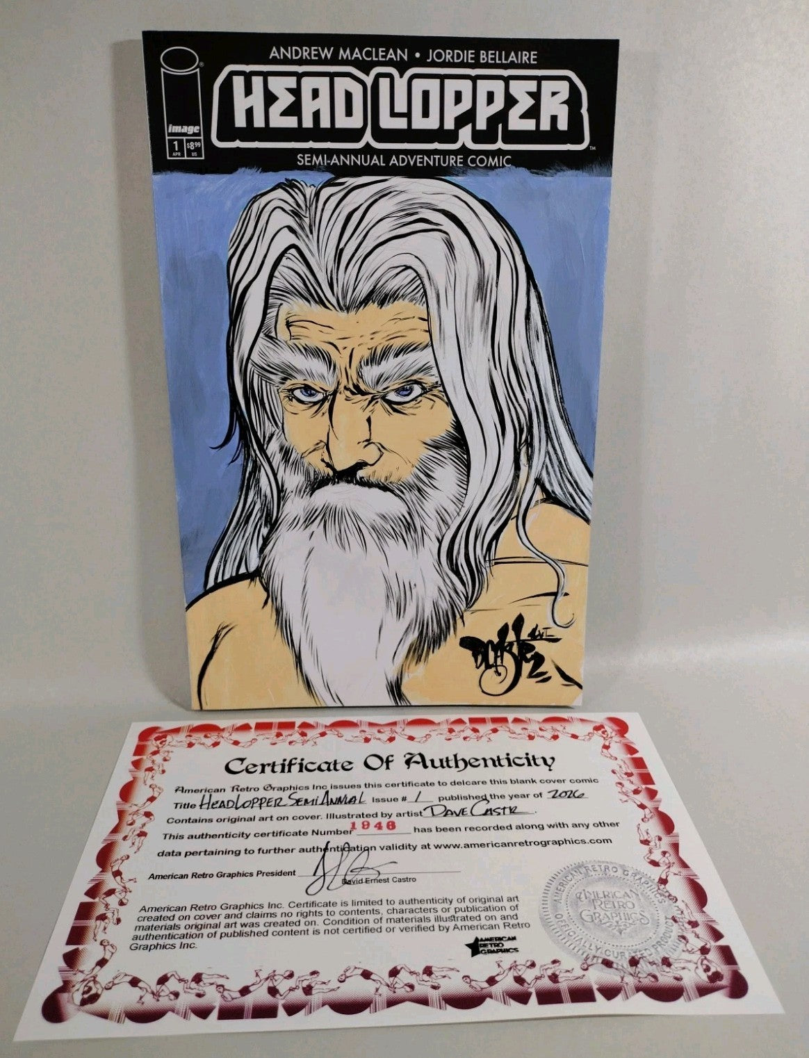 Head Lopper Semi-Annual #1 (2026) Image Comic Sketch Cover W Original DCastr Art