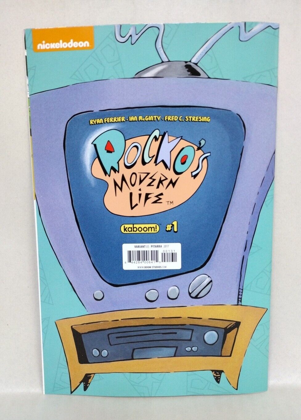 Rocko's Modern Life #1 2017 Nickelodeon Boom Comic Virgin Variant 1:20 Cover 