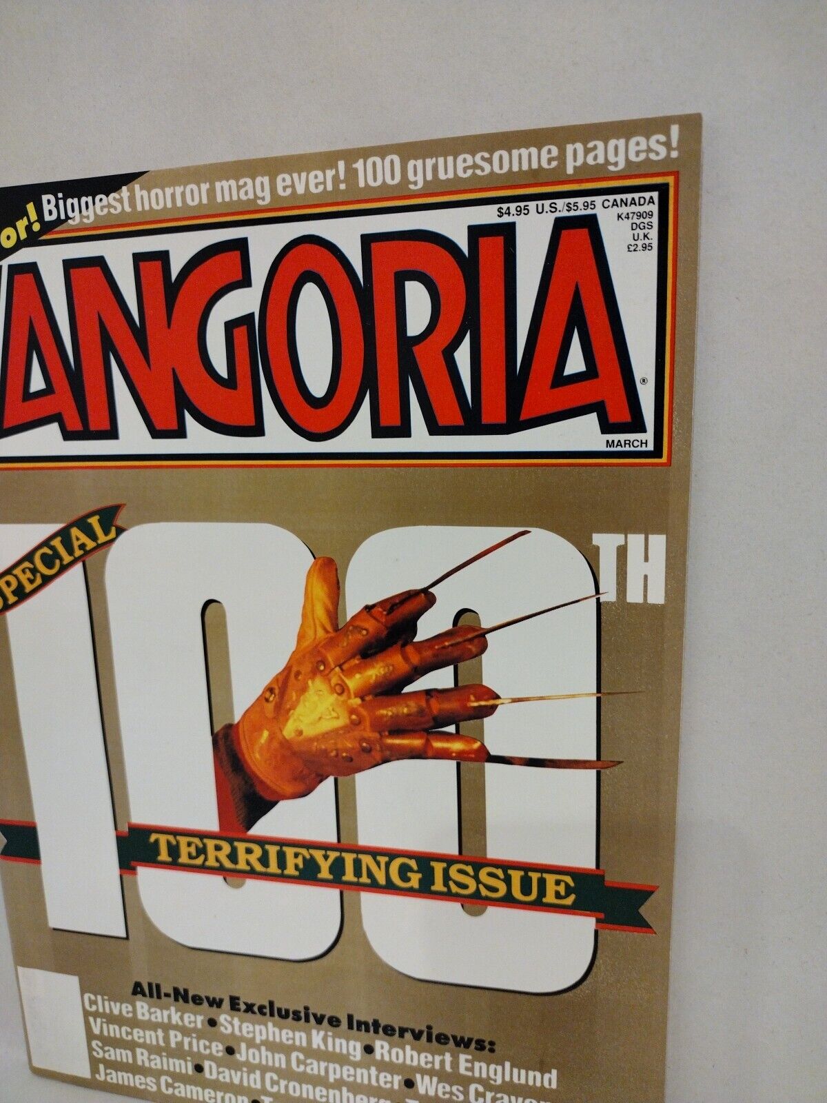 Fangoria Magazine 100 (1991) History Of Horror Fango Hall Of Fame Angus Scrimm