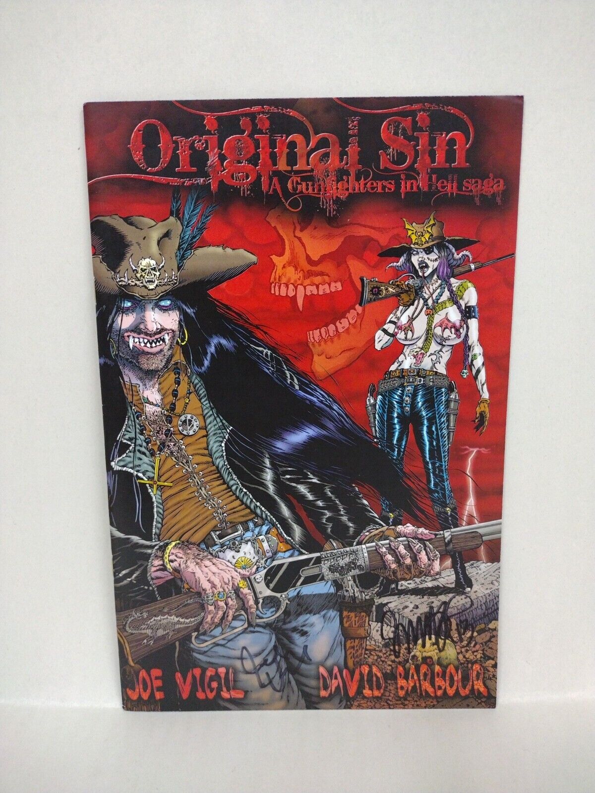 Original Sin (2012) Complete Wild Angels Comic Set #1 2 3 Signed Joe Tim Vigil