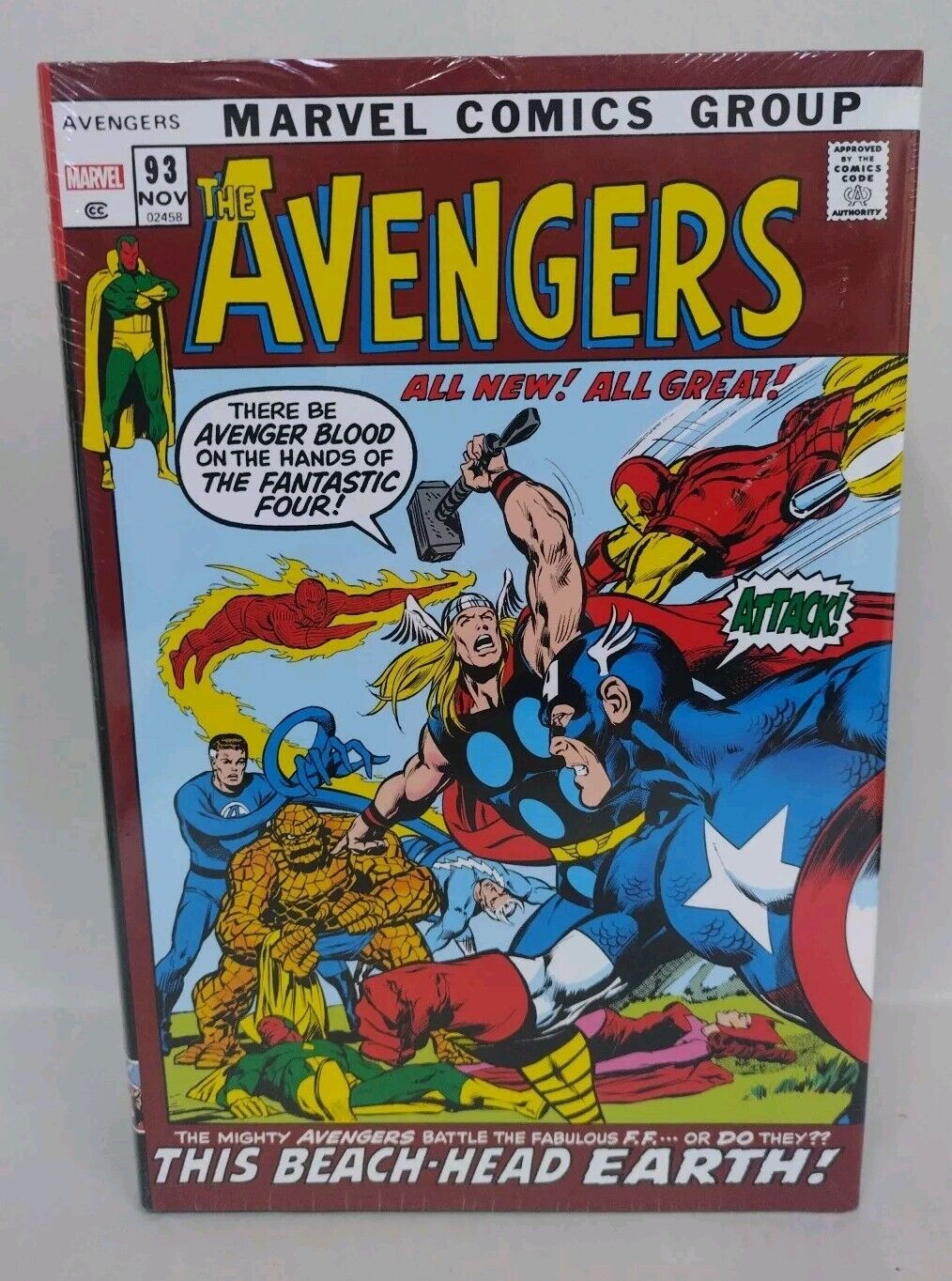 Avengers Omnibus Vol 4 NEAL ADAMS DM COVER Marvel Comics HC New Sealed