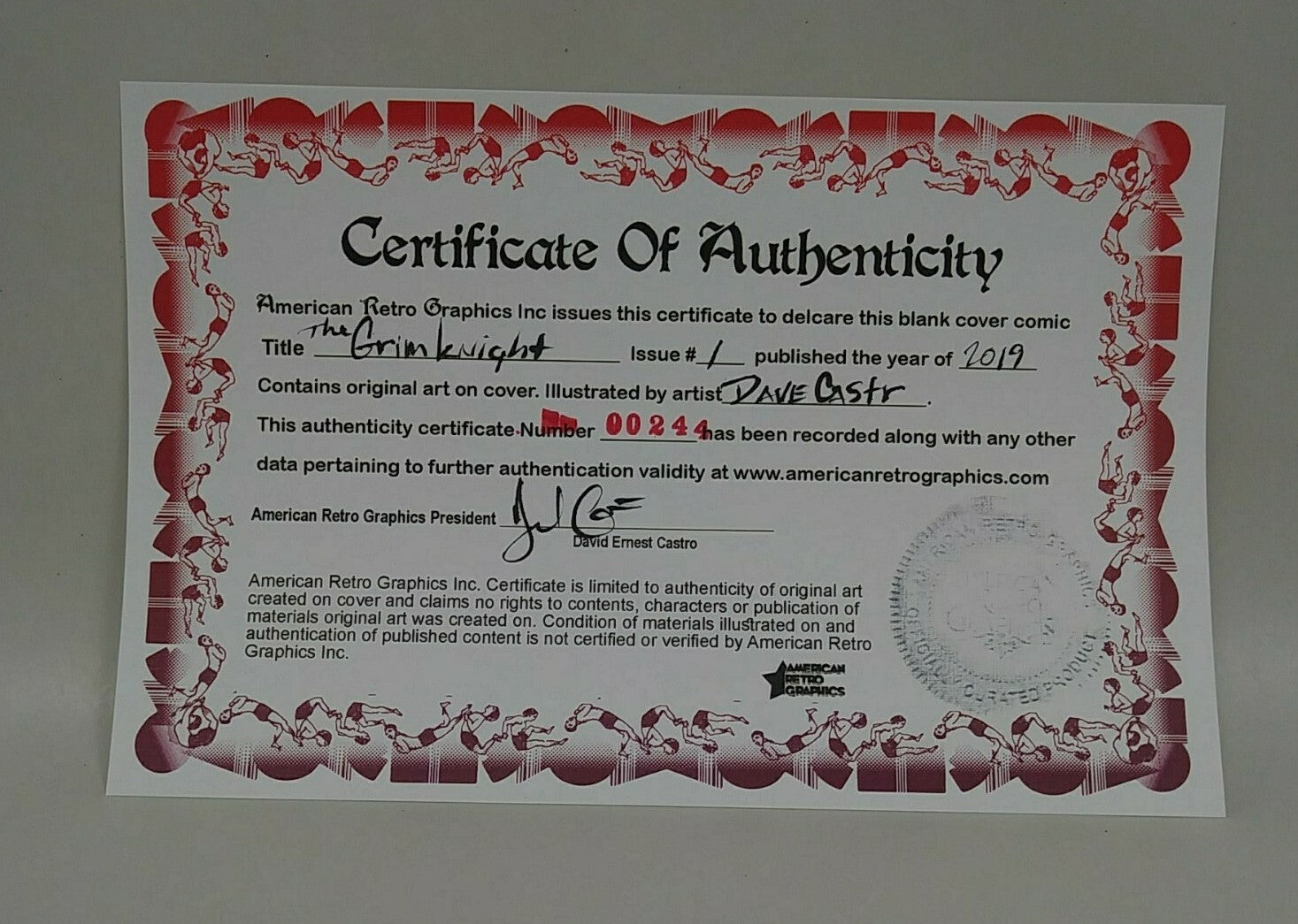 Batman Grim Knight #1 (2019) DC Comic Sketch Cover Variant W Original DCastr Art