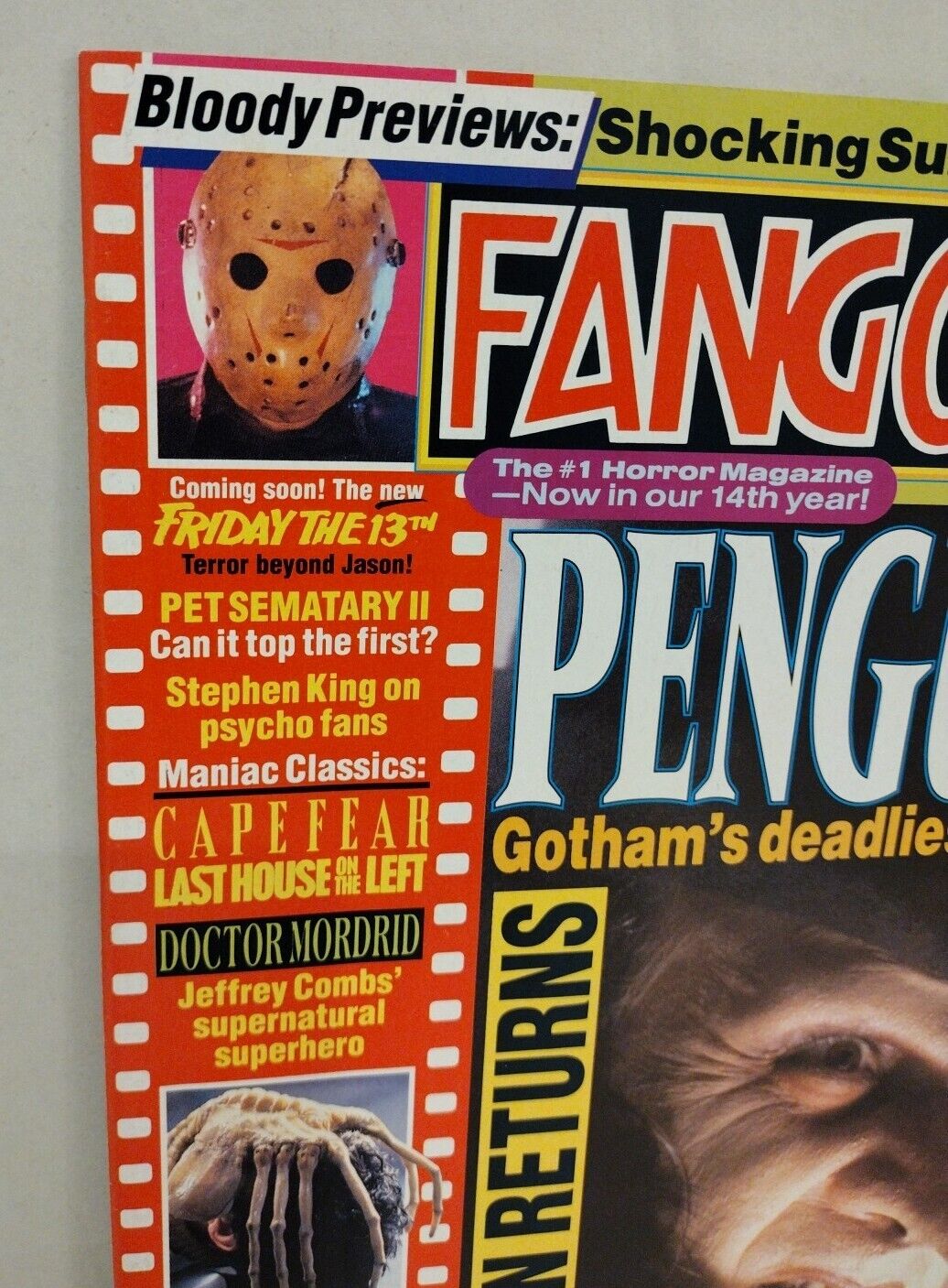 FANGORIA Magazine #114 (1992) Friday The 13th Cape Fear Batman Pet Cemetery II