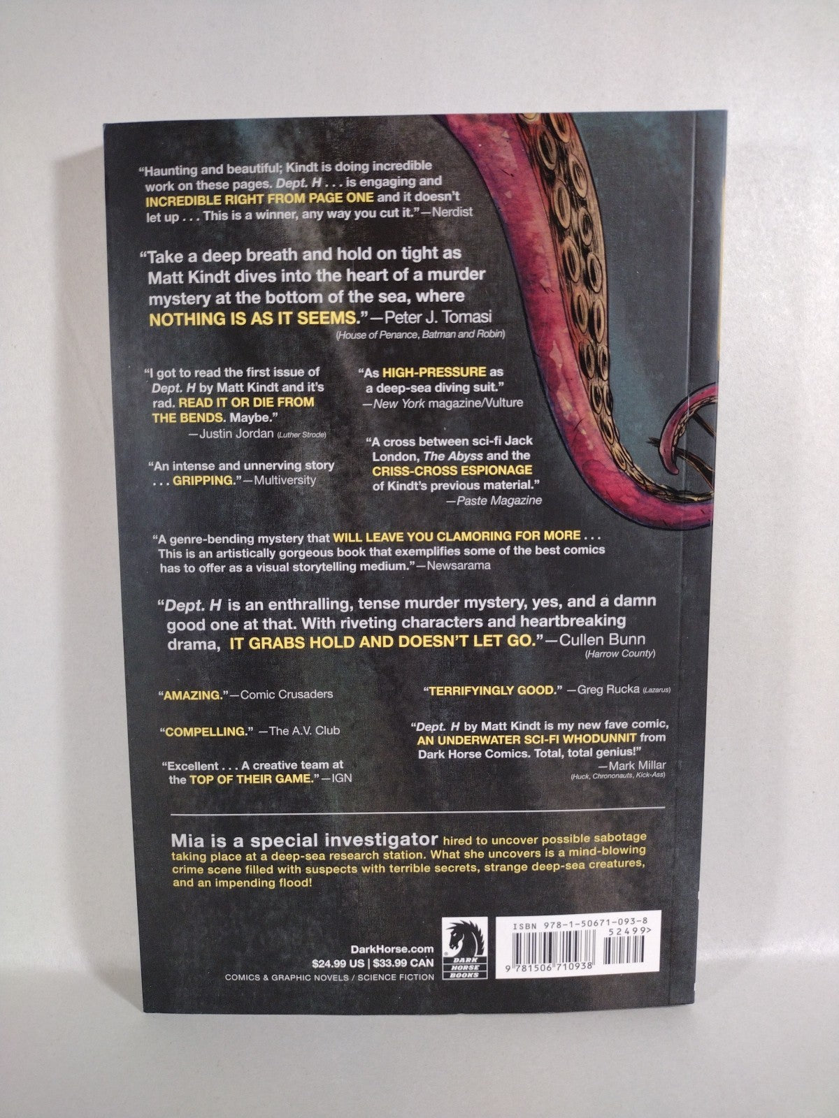 Dept H Omnibus Vol 1 (2019) Dark Horse Comics TPB Sharlene & Matt Kindt New SC