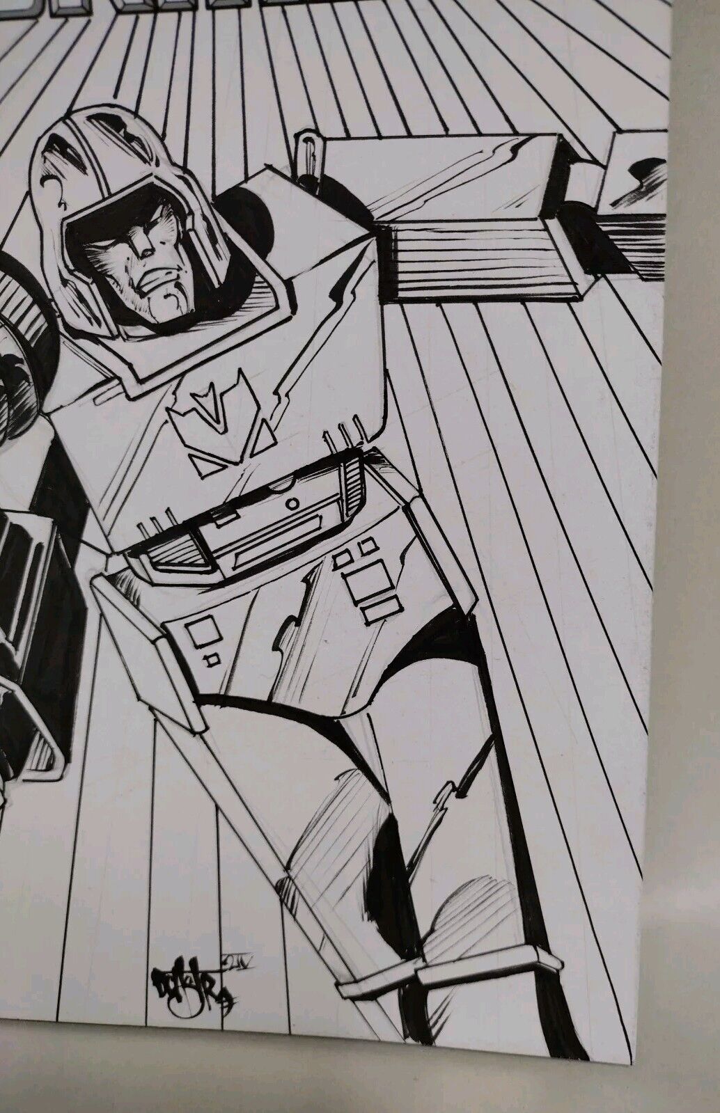 Transformers Facsimile #1 (2024) Image Comic Sketch Variant Cover W Original Art