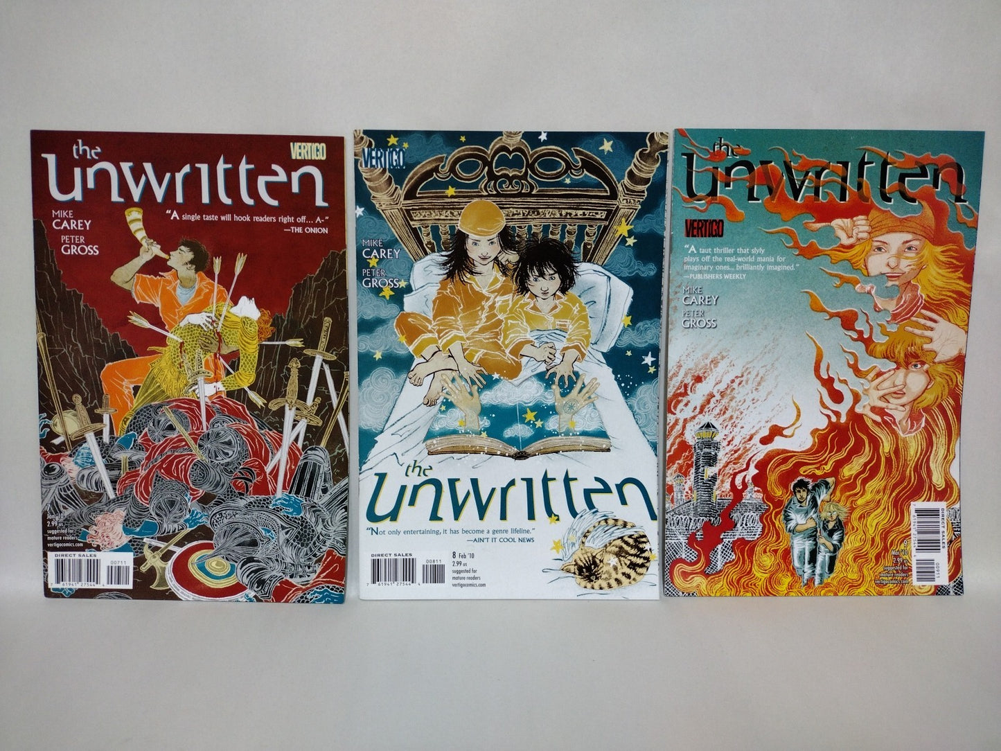 The Unwritten (2009) Vertigo Comic Lot Set #1-41 + 33.5 34.5 35.5 Mike Carey 