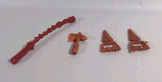 1993 Teenage Mutant Ninja Turtles Troll Weapon Accessory Lot of 4 TMNT