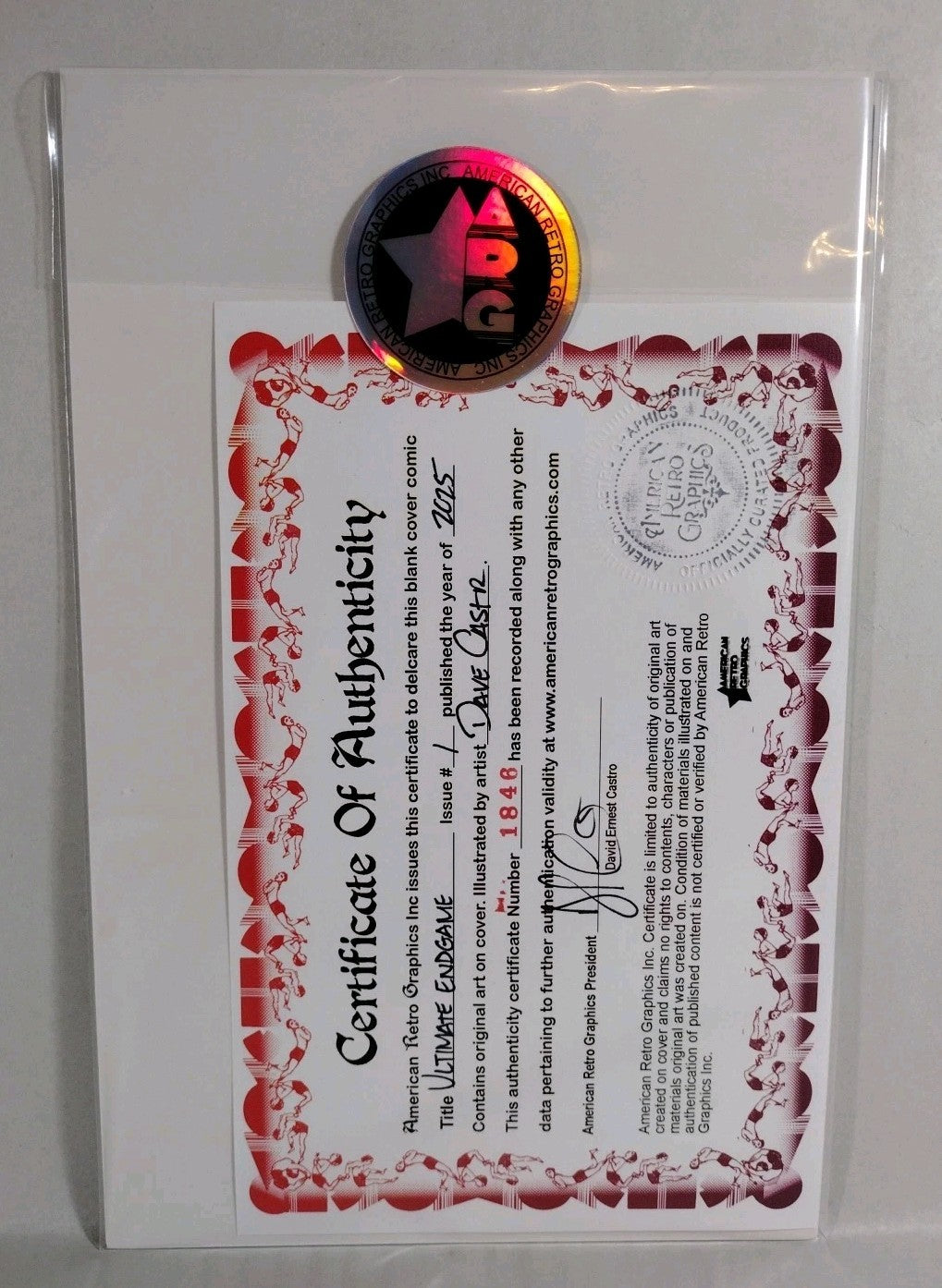 Ultimate Endgame #1 (2025) Marvel Comic Sketch Cover W Original DCastr Doom Art