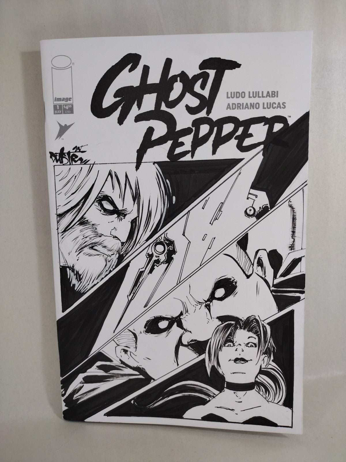 Ghost Pepper 1 (2025) Image Comic Sketch Cover Variant W Original Dave Castr Art