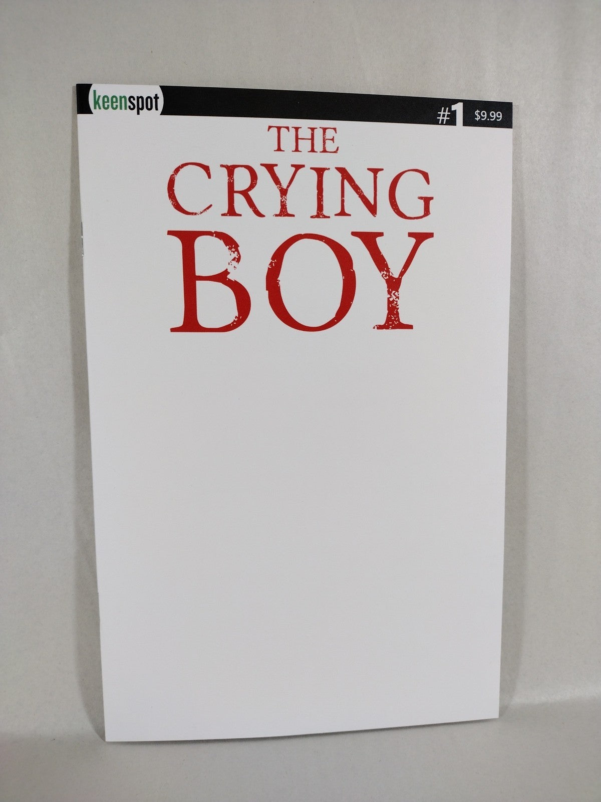 Crying Boy #1 (2024) Keenspot Comic Blank Sketch Variant Cover O'Rourke NM