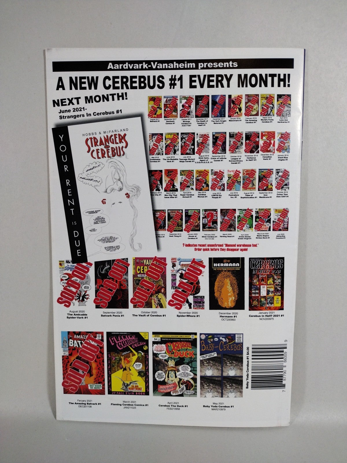 Cerebus (2021) Aardvark-Vanhiem Comic Lot Of 6 Dave Sim