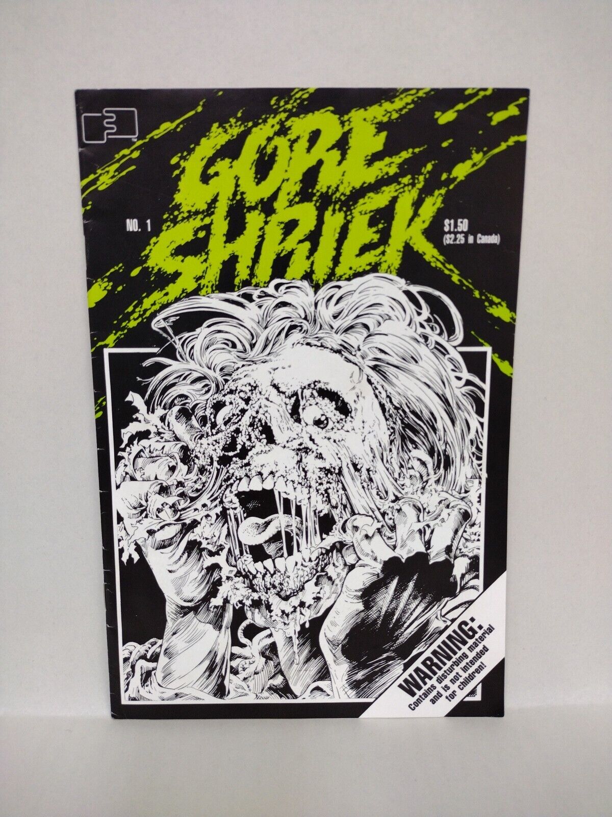 Gore Shriek #1 (1986) FantaCo Enterprises 1st Greg Capullo Published Work Horror