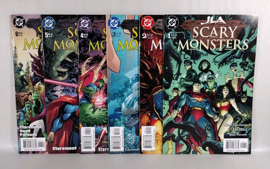 JLA Scary Monsters (2003) Complete DC Comic Set #1-6 Art Adams Covers Claremont