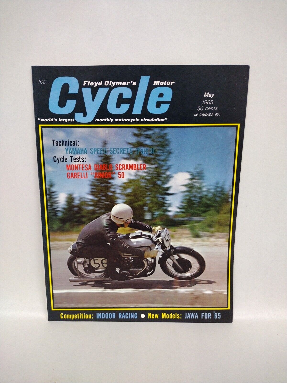 Cycle (1965) Motorcycle Magazine Floyd Clymer Lot March April May