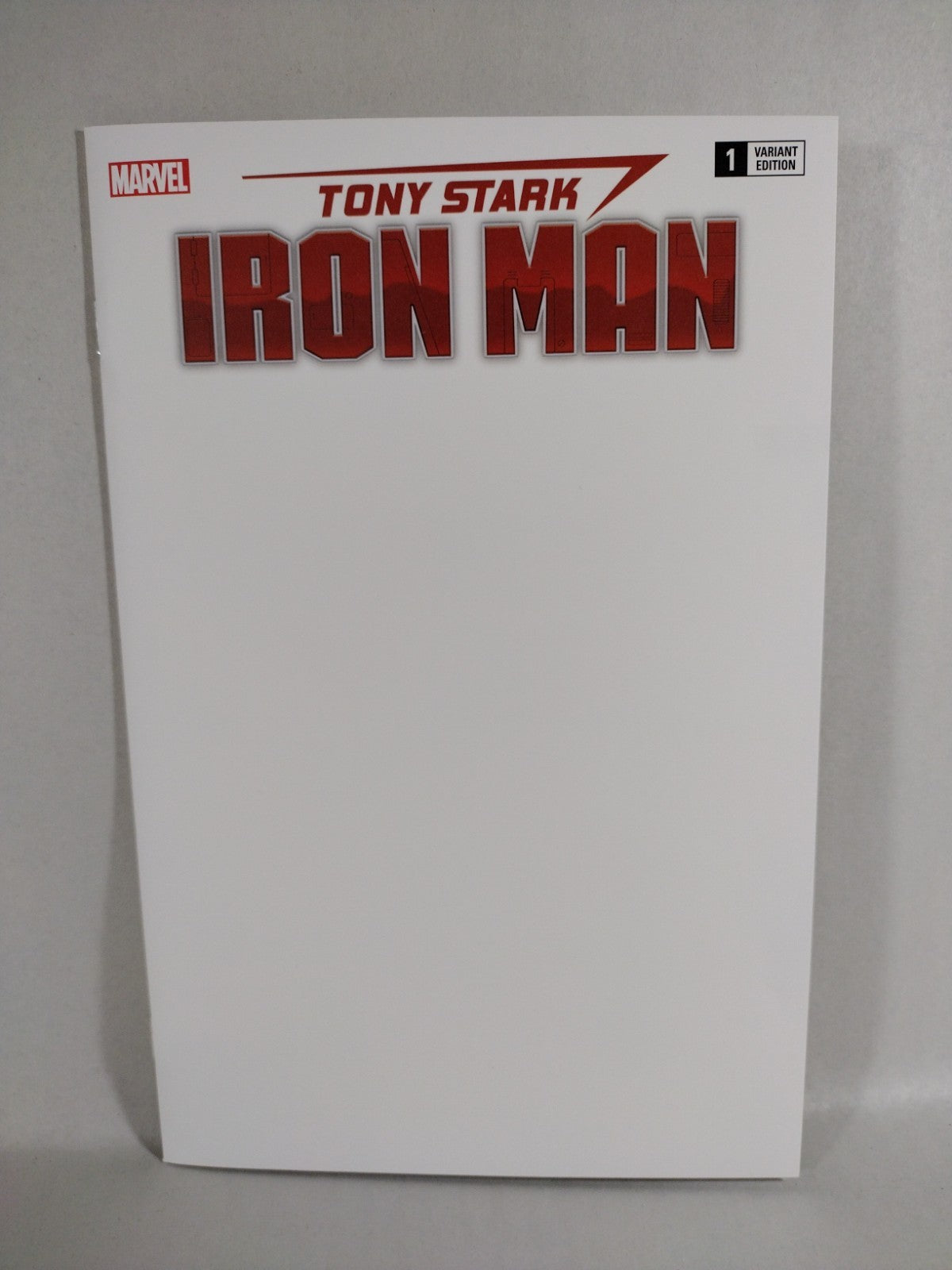 Tony Stark Iron Man #1 (2018) Marvel Comic Blank Sketch Variant Cover Slott NM