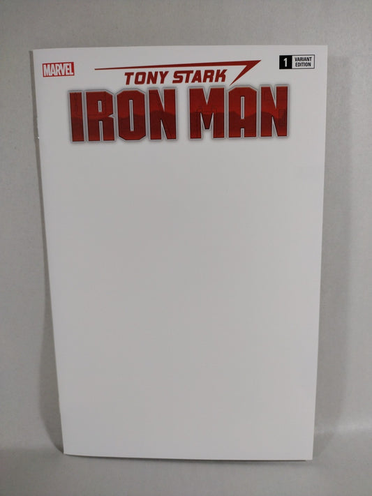 Tony Stark Iron Man #1 (2018) Marvel Comic Blank Sketch Variant Cover Slott NM